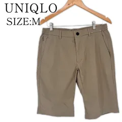新品未使用 UNIQLO × Theory 感動イージーショートパンツ ハーフパンツ Ｍ ベージュ ユニクロ セオリー メンズ