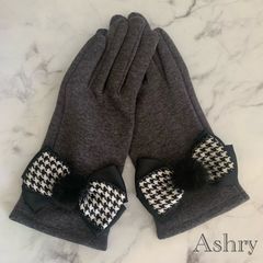 グローブ　手袋　リボン　ハンドメイド