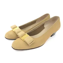 Salvatore Ferragamo サルヴァトーレフェラガモ パンプス ヴァラ 表記サイズ:6     ベージュ レディース / 240001156463