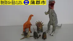 【現地引き取りのみ　リユース品】フィギュア　恐竜６体（R７－４１）汚れあり