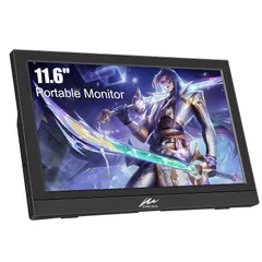 【在庫限り】モバイルモニター 11.6インチ Kenowa HD1366*768 小型モバイルディスプレイ ポータブルモニター 薄型 軽量 VESA対応 USB Type-C HDMI ポートPC/Computer/Laptop/Raspberry pi/PS