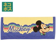 # フェイス タオル 34×83cm キャラクター 子供 TOF80 スケーター ディズニー レトロ ミッキーマウス ミッキー 男の子 女の子 Disney