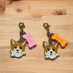 【当時物】わんわんわんこ　ファスナーホルダー　コーギー　チャーム　平成レトロレア 2025年最新】コーギーファスナーホルダーの人気アイテム - メルカリ