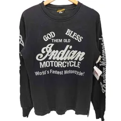 インディアンモーターサイクル 長袖 Tシャツ ロンT 袖プリ INDIAN インディアン インディアンモトサイクル tシャツ 長袖