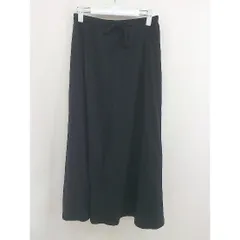 ◇ MOUSSY マウジー ウエストゴム ロング フレア スカート サイズ２ ブラック レディース  【中古】 【1205260006611】