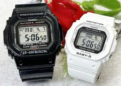 恋人たちのGショックペアウオッチgショック 人気  婚約　夫婦 高級　クリスマス プレゼント おすすめ G-SHOCK BABY-G ペアウォッチ  カシオ 2本セット   電波ソーラー  GW-S5600U-1JFBGD-5650-7JF　アナデジ デジタル