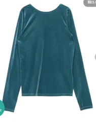 50%OFF UngridバックオープンベロアロングスリーブTee