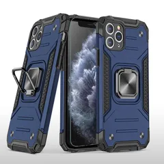 JSCOMYAP iPhone 11 Pro Max 用 ケース iPhone11pro Maxスマホケース + 11promax 化 ガラス フィルム リング スタンド機能 付き 携帯ケース 耐衝撃 横置き機能 Case Cover アイフォン11 いph