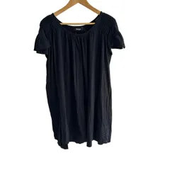 ZUCCA(ズッカ) ワンピース サイズM レディース美品  - 黒 半袖/ミニ