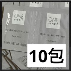 ONE BY KOSE  ダブル　ブラック　ウォッシャー (洗顔料) 1.5g×10