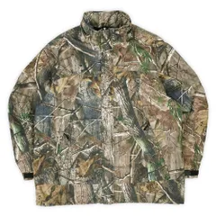 フィールド＆ストリーム FIELD & STREAM 00s 2000年代 Y2K マウンテンパーカー フード収納型 迷彩 USA アメリカ ヴィンテージ 古着 メンズ コート ジャケット リアルツリーカモ M【中古】