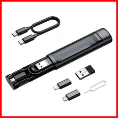 【即発送】USB 変換アダプタ 変換アダプタ Micro & & USB-C USB-C to to USB-A to to 変換アダプタ USB-C & & カードピン付き】 PD急速充電) カードスロット内蔵 USB-Cケーブル(60W ライトニング スマ