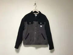 本物ビラボンBILLABONGコットン内ボアコーデュロイジャケット長袖サーフアメカジミリタリースケーターストリートビジネススーツパーティードレスゴルフメンズ黒ブラックグレーM