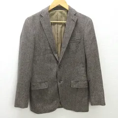 H■ユナイテッドアローズ/UNITED ARROWS GLR 2Bテーラードジャケット【M】茶/MENS■70【中古】