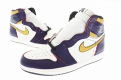 ナイキ NIKE SB AIR JORDAN 1 HIGH OG DEFIANT LA TO CHICAGO COURT PURPLE / SAIL-UNIVERSITY GOLD エアジョーダン ワン エルエー トゥー シカゴ CD6578-507 28.5