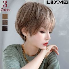 小顔見せ　マニッシュ　ショート　くびれボブ