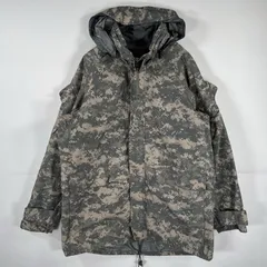 古着 ミリタリージャケット ECWCS GORE-TEX デジカモ 米軍 実物 カモフラ 迷彩 ゴアテックスパーカー medium  regular  グレー メンズ