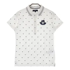 サイズ：L CALLAWAY キャロウェイ  半袖ポロシャツ 星柄 ホワイト系 [240101409842]# ゴルフウェア レディース ストスト