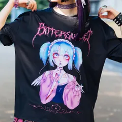 【ACDC RAG】 Bittersweet Tシャツ 原宿系  大きいサイズ ユニセックス ACDC　サブカル系 新品 未開封品 公式商品 正規品のサムネイル