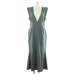 ムルーア MURUA 23AW サイドタックジャンパースカート ワンピース ロング ノースリーブ マーメイド 2 青 ブルー /MY ■OS