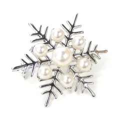 【極美品】MIKIMOTO ミキモト ブローチ　パール　アコヤ　雪の結晶　31粒 2025年最新】ミキモト ブローチ 雪の人気アイテム - メルカリ