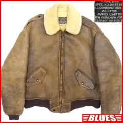 B-15 フライトジャケット L AVIREX ムートン B-3 茶HN1731
