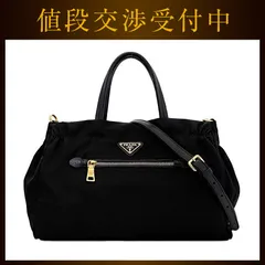 プラダ ２way バッグ f-21490 ブラック NERO テスート
