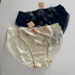 アモスタイル by トリンプ　ショーツ Mサイズ 2枚セット／紺・白／チャーミングラマー AMST1242