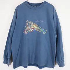 ジェネラルリサーチ オニータ アメリカ製 ロンT 紺 ネイビー