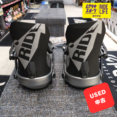 【ムラスポ公式】RIDE　ライド　A-9 （ブラック）　Mサイズ　21-22　メンズ　バインディング　スノーボード　中古品（USED）