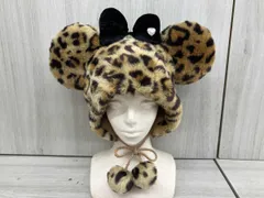 TOKYO Disney RESORT ヒョウ柄 ミニー ニット帽 約58cm ファンキャップ