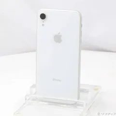 〔中古品〕 iPhoneXR 64GB ホワイト MT032J／A SIMフリー【349】