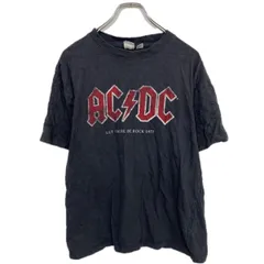 H&M 半袖 AC/DC プリントTシャツ S フェードブラック エイチアンドエム エーシーディーシー 古着卸 アメリカ仕入 a708-5472のサムネイル