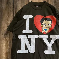 BGVH キャラ Tシャツ ビンテージ 古着 USA製 黒 ベティ ブープ Betty boop アメコミ アイラブニューヨーク XLサイズ  p10/