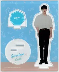 【中古】アクリルスタンド・アクリルパネル ミンギュ アクリルスタンド 「SEVENTEEN CAFE 2023 ～BEACH VACATION～」