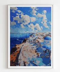 2025年最新】サントリーニ島絵画の人気アイテム - メルカリ