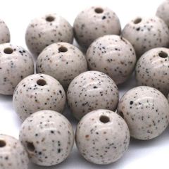 北投石 ラウンド 8mm 2粒 ストーン 素材 パーツ ルース