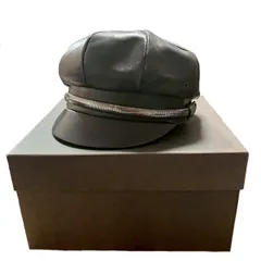 CHRISTIAN DADA ラムレザー ベレー帽 サイズ57