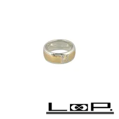 ■新同■磨き済■　エルメス Hロゴ リング 指輪 アクセサリー シルバー SV925 ゴールド KG750 14号 8.7g 【302756】8のサムネイル