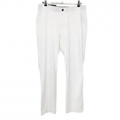 【新品】アンダーアーマー パンツ 白 ロゴ白 ストレッチ メンズ 34/34 ゴルフウェア UNDER ARMOUR