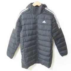 D512　新品　adidas　アディダス　ブラック　アディダス エッセンシャルズ ダウンパーカー　O　