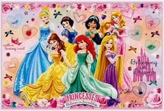 659928-23-042 レジャーシート ディズニープリンセス（ ハート ピンク系 ）  ディズニー プリンセス 白雪姫 シンデレラ 遠足 ピクニックマット 運動会 レジャーマット 1人用 女の子