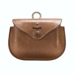 Sony WF-1000XM3 用 革ケース 《ブラウン》 カラビナ付き イヤホンケース 高級感 PUレザー カバー 落下防止 充電ケース用 収納ケース[定形外郵便、送料無料]mer005