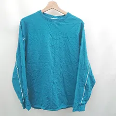 ◇ ⊂ PAGEBOY ページボーイ 綿100% 長袖 Tシャツ サイズF ターコイズブルー レディース E  【1505290004923】