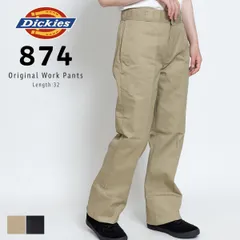 【新品・未使用】 ワークパンツ レディース メンズ ユニセックス チノパン 874 ディッキーズ レングス32 パンツ オリジナルフィット カジュアル アメカジ スケート おしゃれ かっこいい シンプル 74/KH カーキ ベージュ 14562800-MR