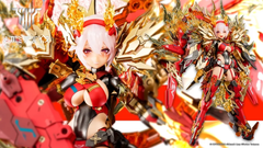 壽屋(KOTOBUKIYA) メガミデバイス 皇巫 スサノヲ 紅蓮 全高約220mm 1/1スケール プラモデル