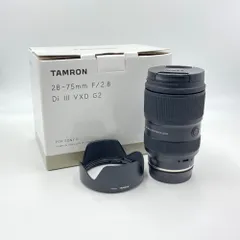 【中古箱有】タムロン 28-75mm F/2.8 G2 SONY 標準ズーム Amazon.co.jp: 28-75mm F/2.8 Di III VXD G2 A063S ソニーEマウント用