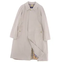 美品 Vintage バーバリー Burberrys コート ステンカラーコート バルマカーンコート 裏チェック 英国製 アウター メンズ M相当(表記無し) ベージュ