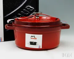 2024年最新】ストウブ 鍋 staub ピコ ココット ラウンド 18cm チェリー ih対応の人気アイテム - メルカリ