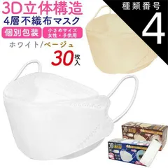 種類4：ホワイト/5箱 送料無料 在庫処分 3D 立体構造 4層 不織布マスク [ 小さめサイズ ] 子ども 女性 150枚 1500枚 使い捨てマスク 箱型 ボックス型 まとめ買い カートン販売 業務 花粉 埃 ホコリ 衛生マスク ウイルス 使い捨てタイプ 
